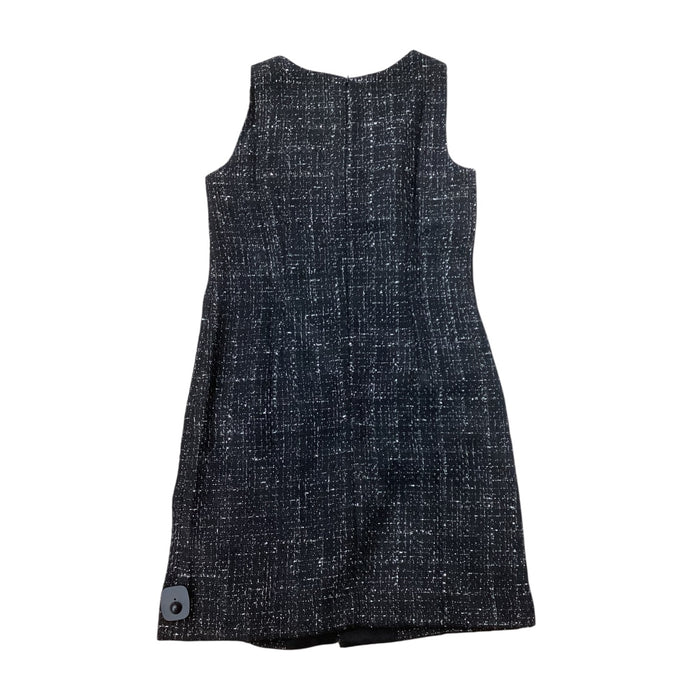 Dress Party Short By Talbots In Black & Silver, Size:6