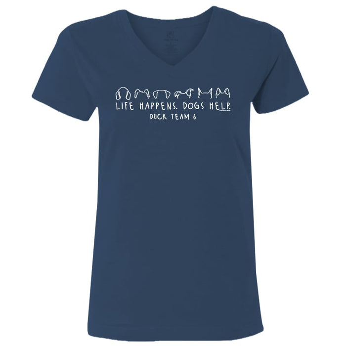 Duck Team 6 - Ladies T-Shirt V-Neck