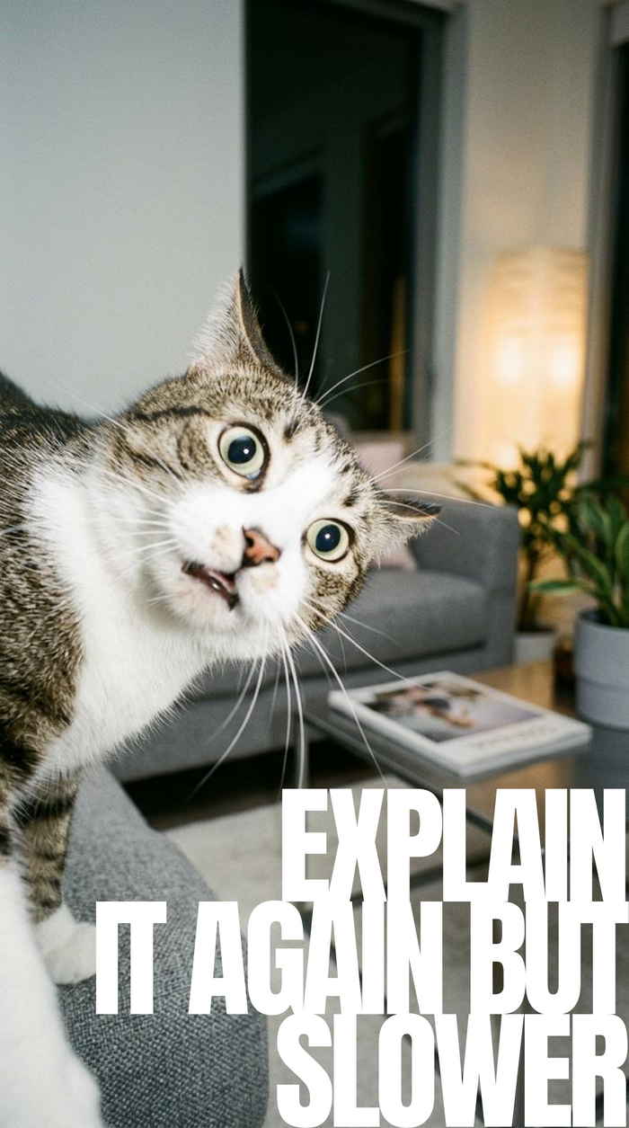 Explain It Again But Slower T-Shirt