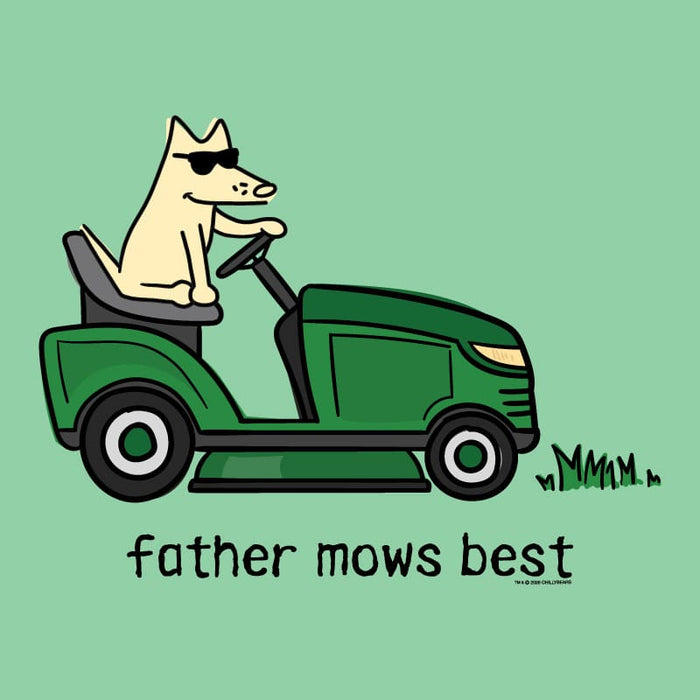 Father Mows Best - Classic Long-Sleeve T-Shirt