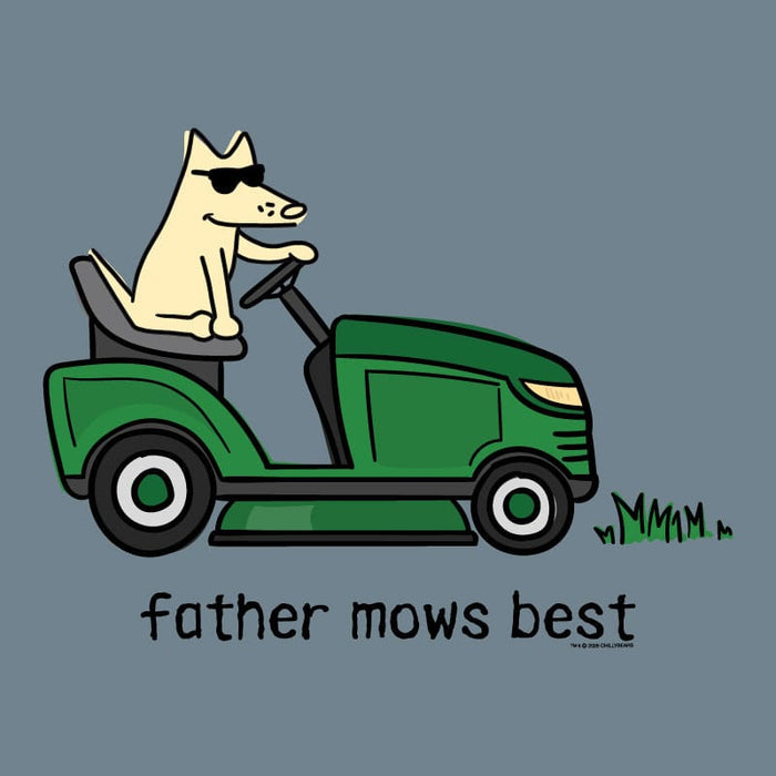 Father Mows Best - Classic Long-Sleeve T-Shirt