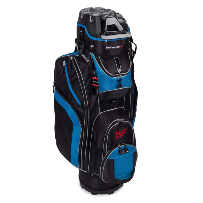 Founders Club 3rd Gen Premium Organizer 14 Way Golf Cart Bag - blue