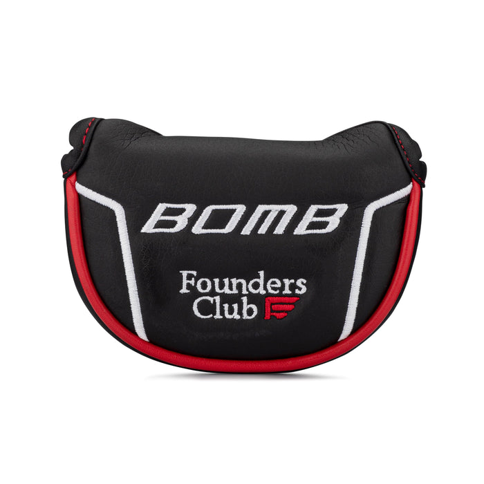 Founders Club Bomb Mallet Putter 35 Inches Right Hand with Head Cover - head cover
