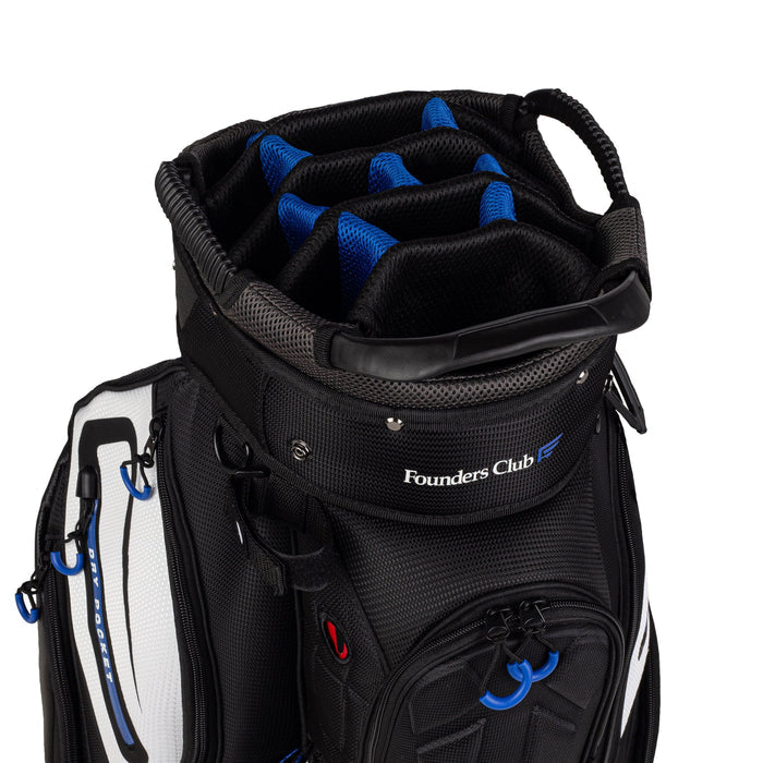 Founders Club Colorado 14 Way Full Length Divider Golf Cart Bag - club organization