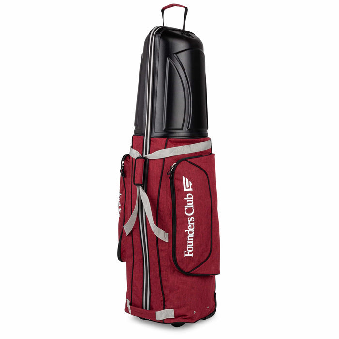 Founders Club Hybrid Travel Golf Bag Club Cover - wine