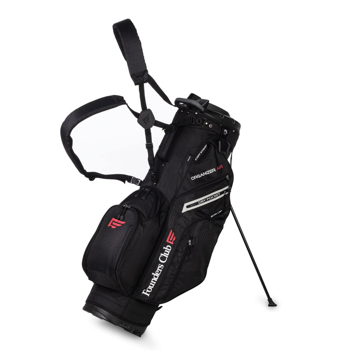 Founders Club Organizer Men's Golf Stand Bag with 14 Way Organizer Divider Top with Full Length Dividers - carry strap