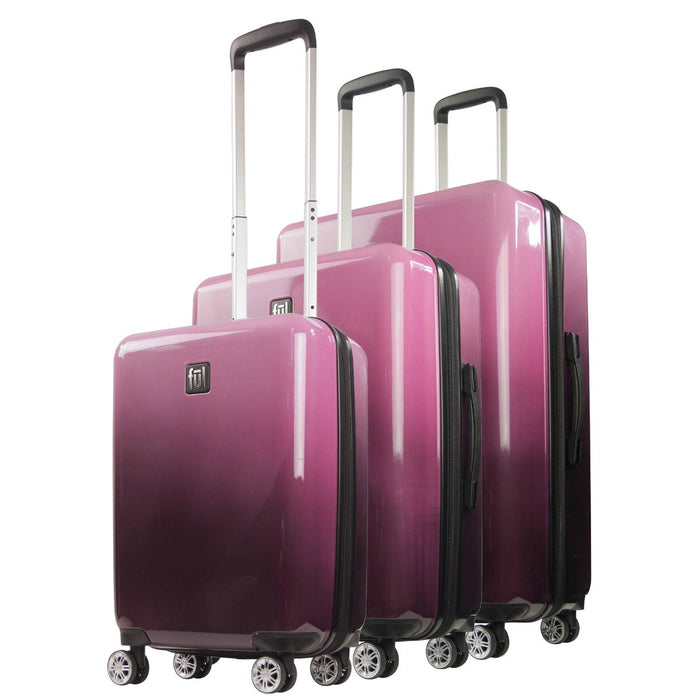 Ful Impulse Ombre 3pc Spinner Luggage Set - Profile view