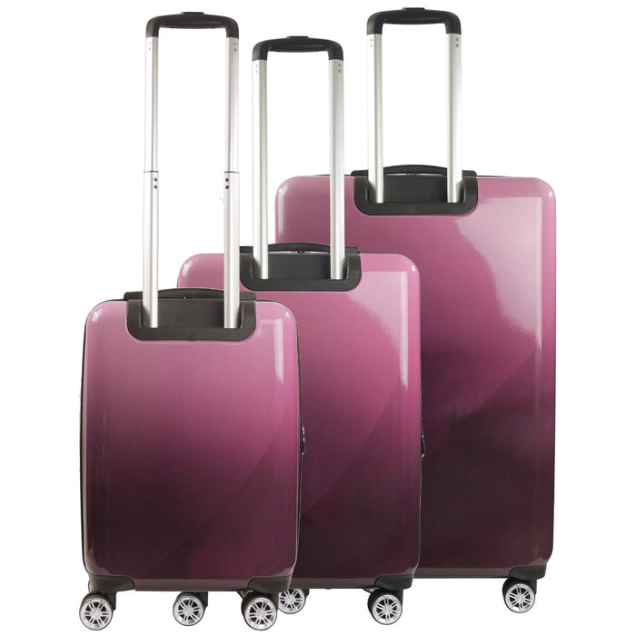 Ful Impulse Ombre 3pc Spinner Luggage Set - back