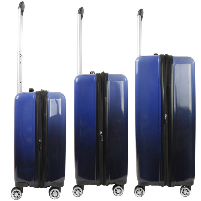 Ful Impulse Ombre Hardside Spinner Luggage 3pc set - expansion zipper