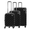 Ful Velocity Expandable Hardside 3pc Spinner Set - Black