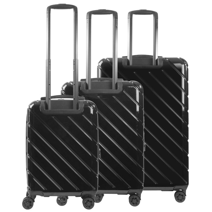 Ful Velocity Expandable Hardside 3pc Spinner Set - Back