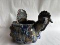 Grace Hewell Rooster Planter 12" across