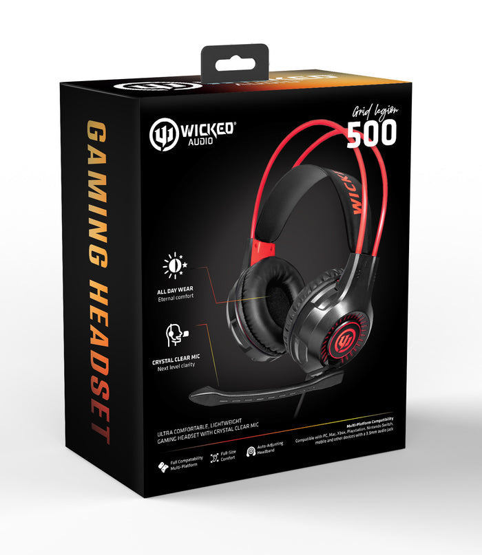 Grid Legion 500 Gaming Headphone Box