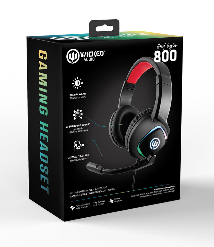 Grid Legion 800 Gaming Headphones Box