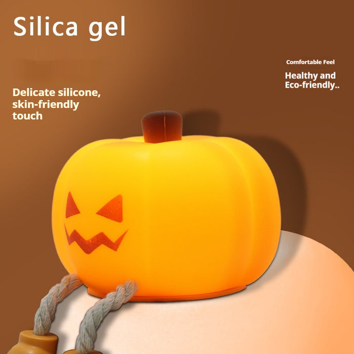 USB / Small Pumpkin Silicone Lamp / Fear