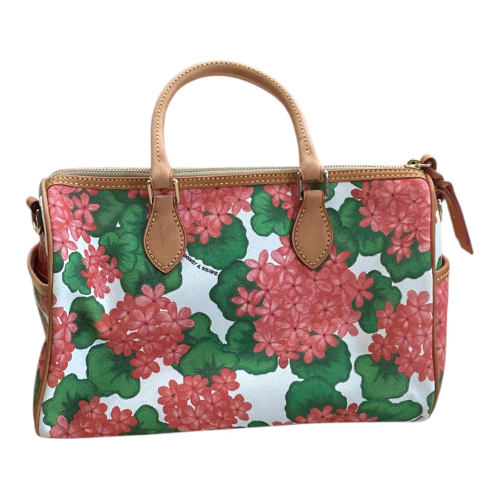 Handbag Designer By Dooney And Bourke In Floral Print, Size:Medium