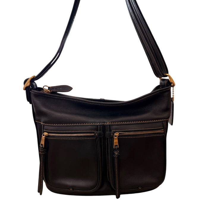 Handbag Designer By Coach In Black, Size:Medium