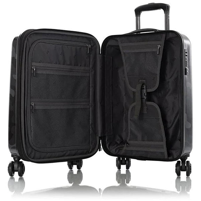 Heys Black Camo Fashion 21" Spinner Carry-On - Interior