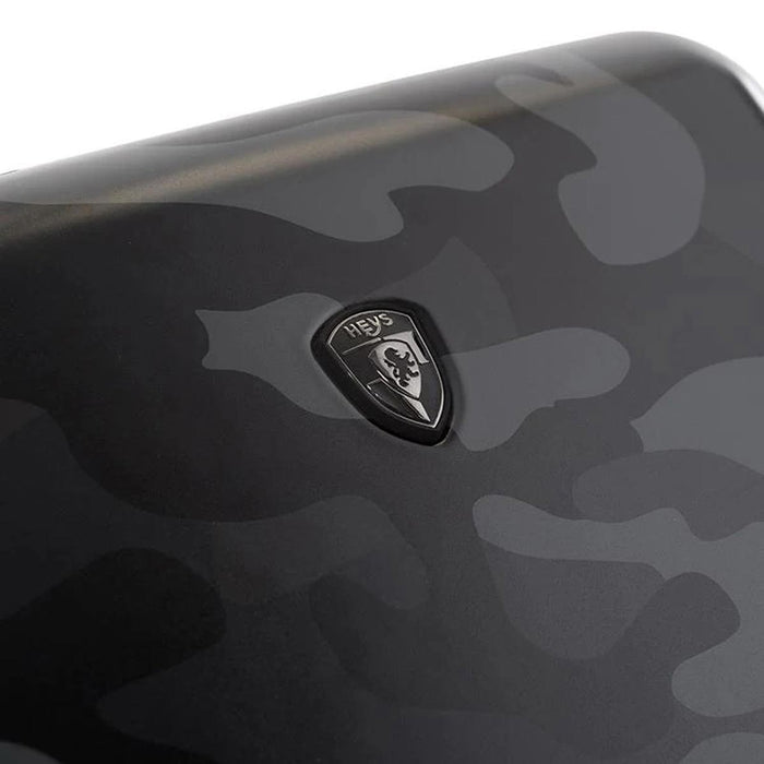 Heys Black Camo Fashion 21" Spinner Carry-On - Heys Logo