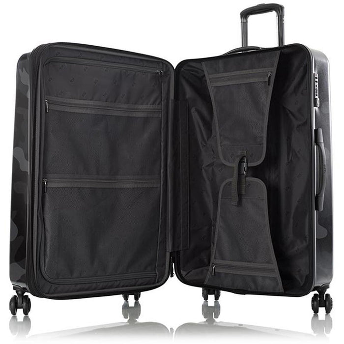 Heys Black Camo Fashion 30" Spinner - Interior