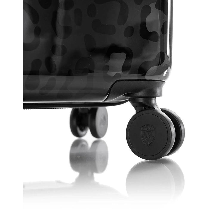 Heys Black Leopard 26" Fashion Spinner - Wheels