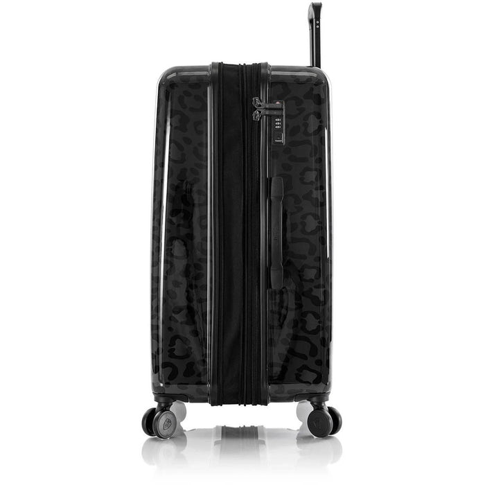 Heys Black Leopard 30" Fashion Spinner - Profile Expanded