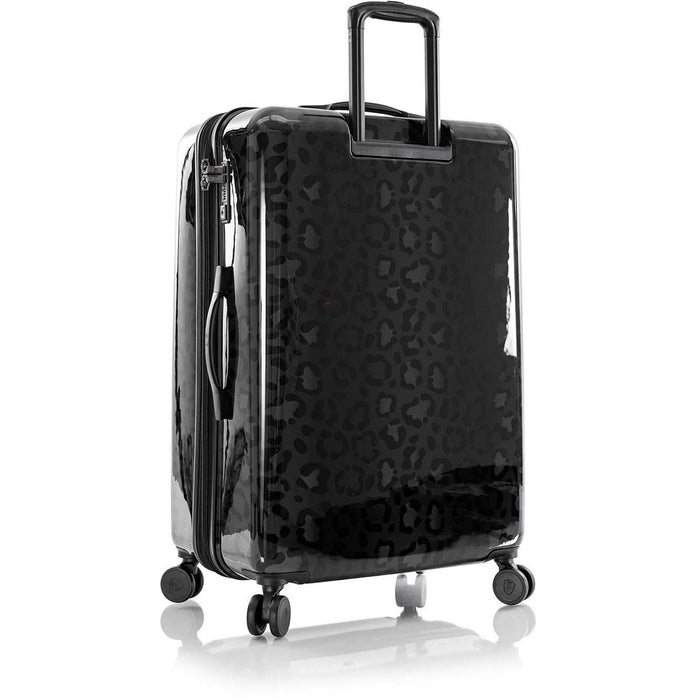 Heys Black Leopard 30" Fashion Spinner - Rearview