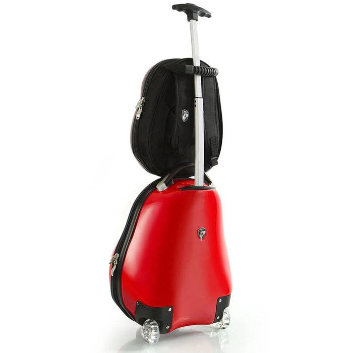 Heys Travel Tots Lady Bug Luggage & Backpack Set - Rearview Stacked