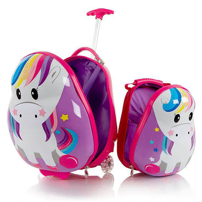 Heys Travel Tots Unicorn Luggage & Backpack Set - Interior