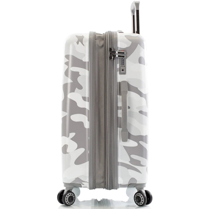 Heys White Camo 26" Fashion Spinner - Profile Expanded