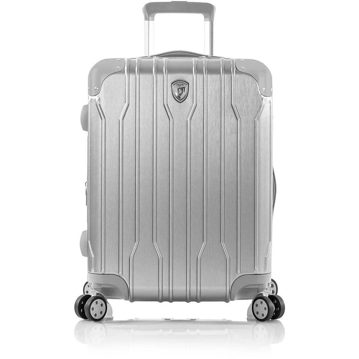 Heys XTRAK 21" Carry On Spinner - Frontside Silver