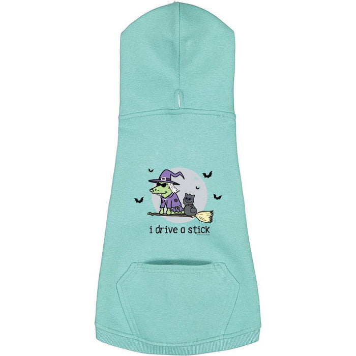 I Drive a Stick Dog Fleece Hoodie
