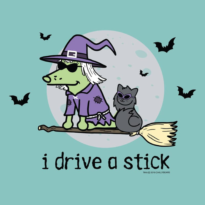 I Drive a Stick Dog Fleece Hoodie