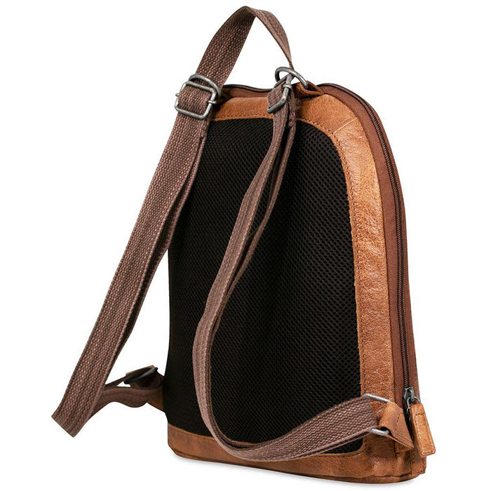 Jack Georges Buffed Small Convertible Backpack/Crossbody 6133 - Lexington Luggage