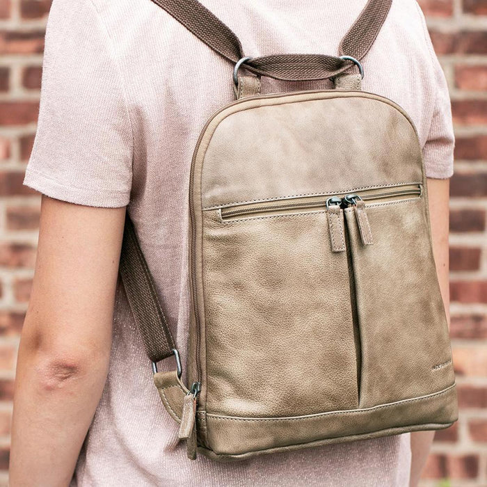 Jack Georges Buffed Small Convertible Backpack/Crossbody 6133 - Lexington Luggage