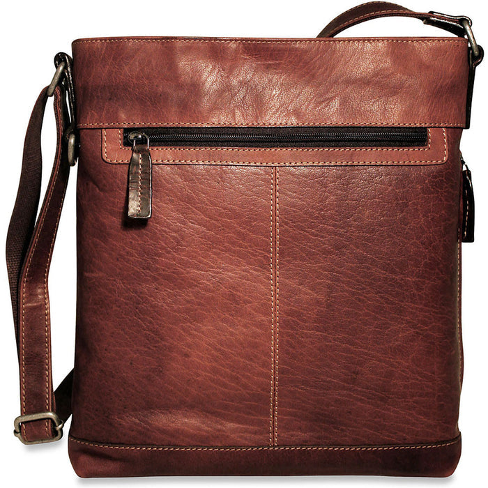 Jack Georges Voyager Crossbody - Frontside Brown