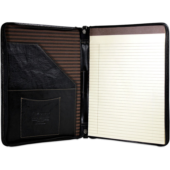 Jack Georges Voyager Letter Sized Zippered Writing Pad Cover - Inside 2