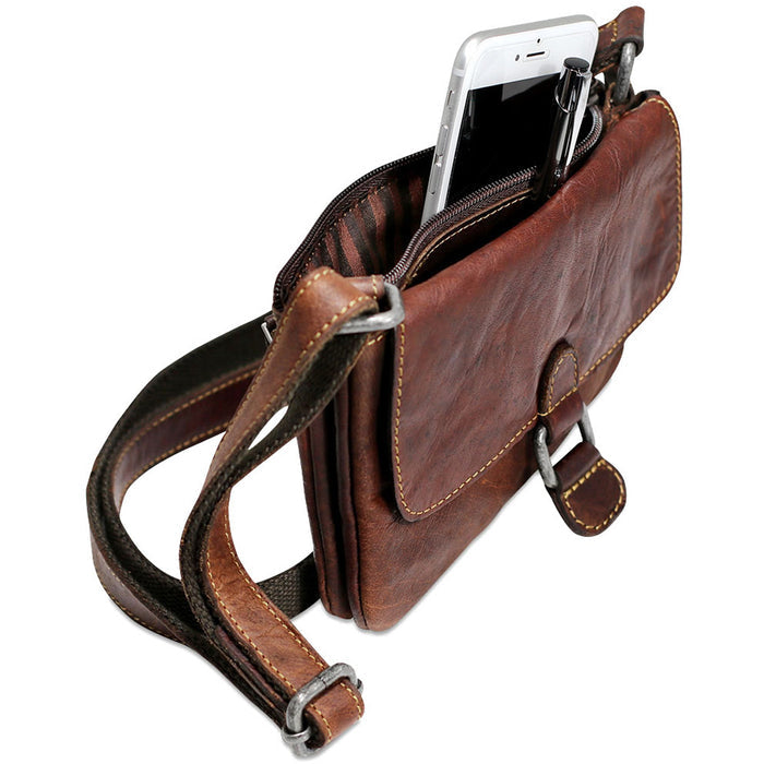 Jack Georges Voyager Mini Crossbody - Interior