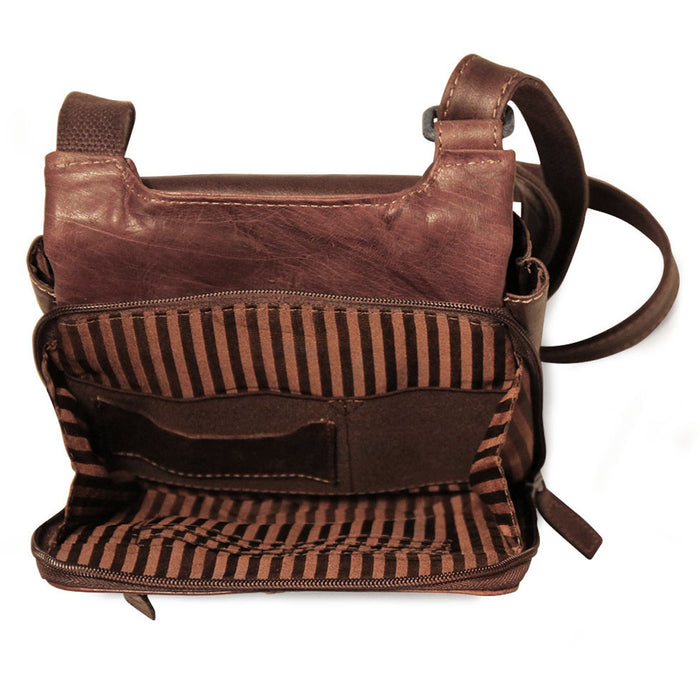 Jack Georges Voyager Slim Crossbody Bag - Frontside Interior 2