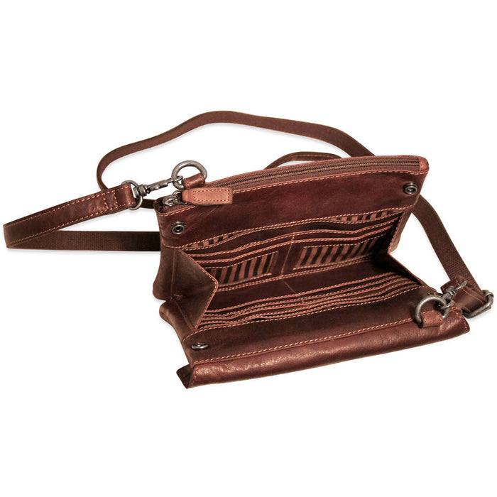 Jack Georges Voyager Wallet On A String - Interior