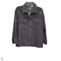 Jacket Shirt By Mystree In Purple, Size: S