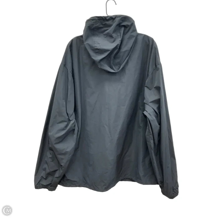 Jacket Windbreaker By Nike In Black, Size: Xl