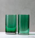 jade tumblers hand-blown drinking glass