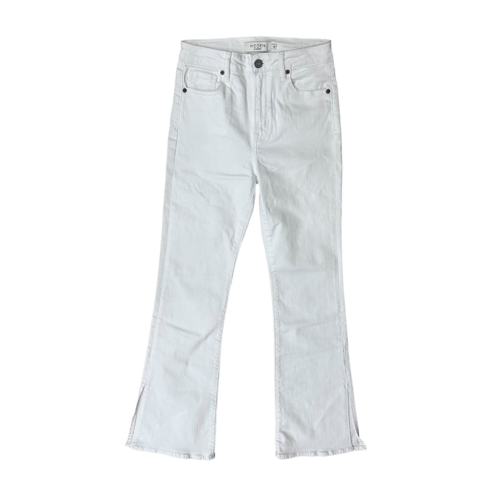 Jeans Boot Cut By Hidden In White Denim, Size:0