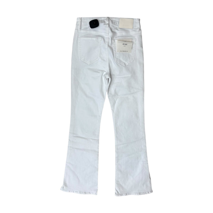 Jeans Boot Cut By Hidden In White Denim, Size:0