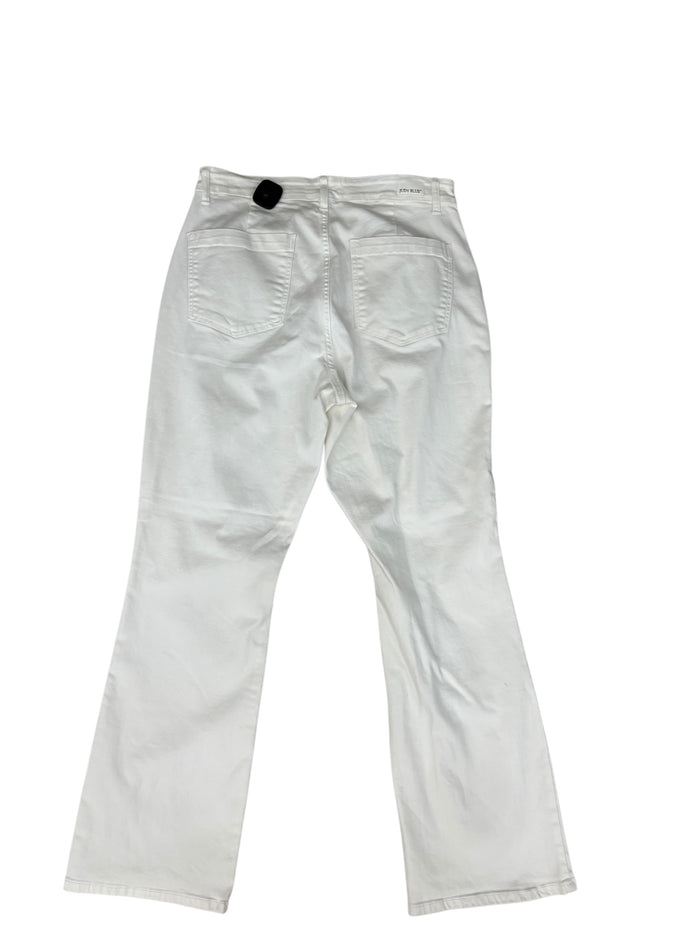 Jeans Boot Cut By Judy Blue In White, Size:16