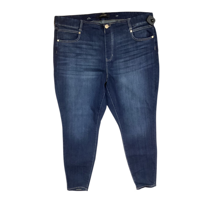Jeans Boot Cut By Liverpool In Blue Denim, Size:24