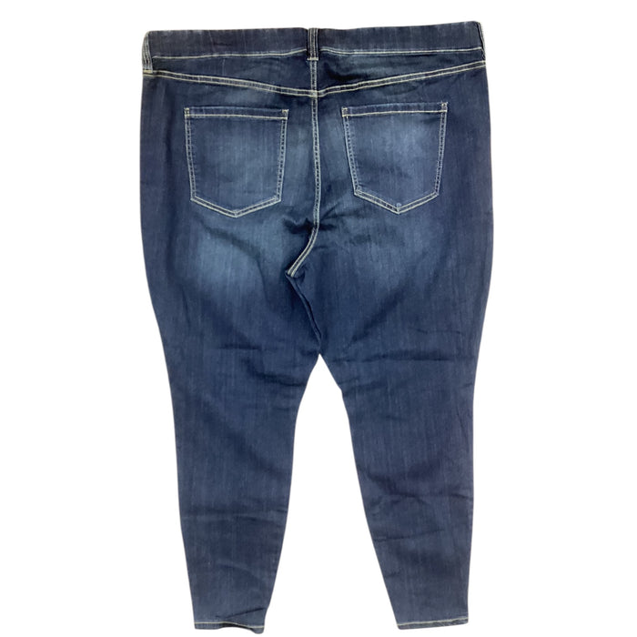 Jeans Boot Cut By Liverpool In Blue Denim, Size:24