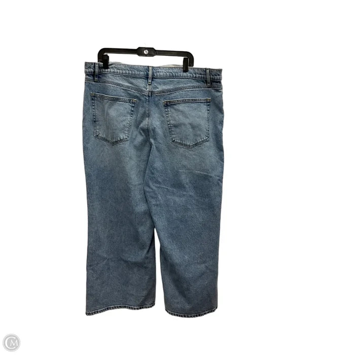 Jeans Boot Cut By Loft In Blue Denim, Size: 12