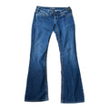 Jeans Boot Cut By Silver In Blue Denim, Size:6
